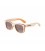 FULL BAMBOO NATURAL WALNUT WAYFARER / BROWN